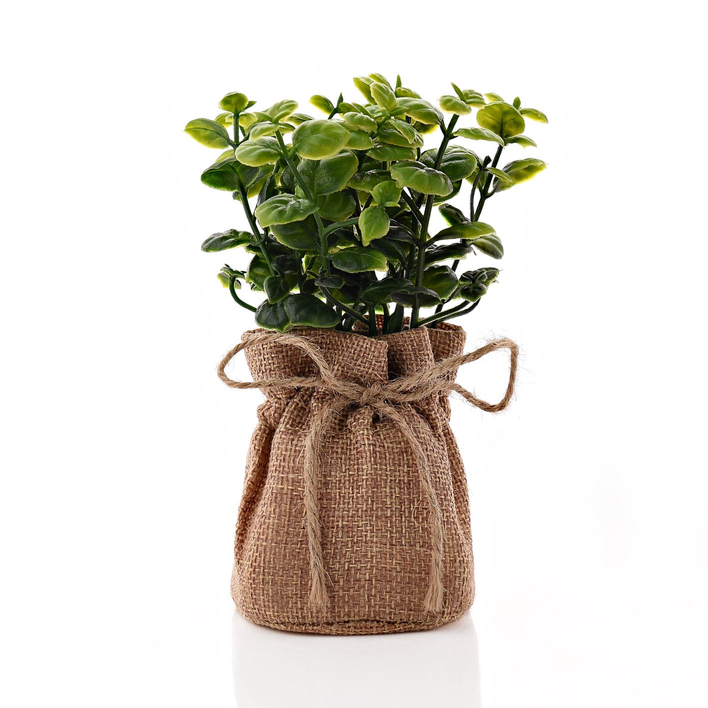 Small Faux Plant in Hessian Bag – Ampthill
